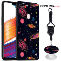 มาใหม่ล่าสุดสำหรับ OPPO R15/Cph1835เคสโทรศัพท์สำหรับ OPPO ซิลิคอนนุ่มกรณีที่มีรูปแบบเดียวกันถุงลมนิรภัยขาตั้งโทรศัพท์และเชือก