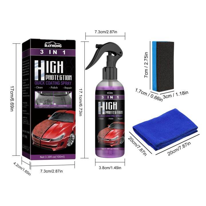 3-in-1-car-spray-100ml-paint-scratch-repair-hydrophobic-remover