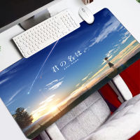 Japan Anime Your Name Fashion Large Size Gaming Mousepads Mouse Pad PC Computer Gamer Mousepad Desk Mat Locking Edge for CS GO LOL Dota Locking Edge