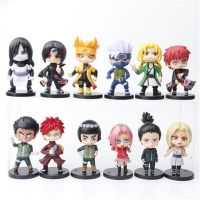 ตุ๊กตาหุ่นนารูโตะชิปปุเดนภาพอนิเมะ Figur Naruto Uchiha Sasuke Hatake Kakashi แบบ Haruno Sakura