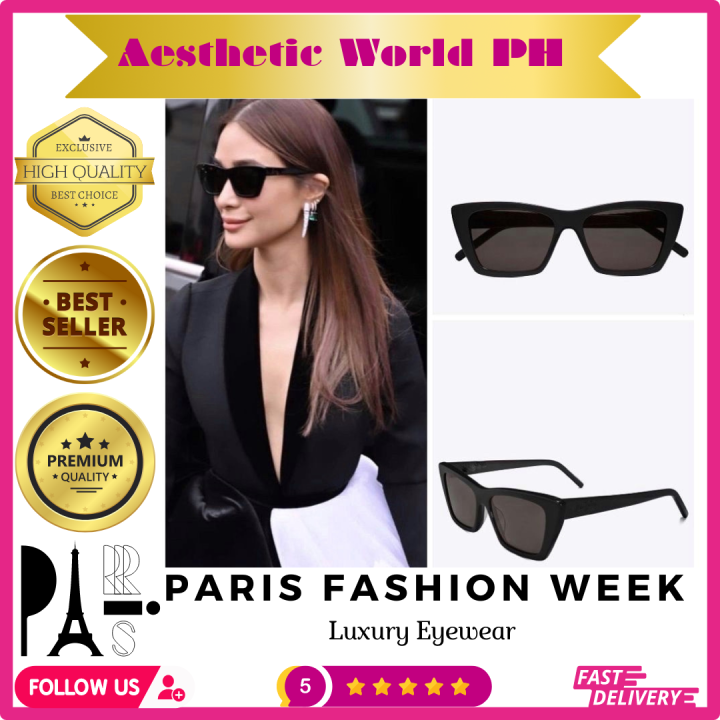 Heart Evangelista Sunglasses YSL Paris Fashion Week Saint Iaurent High