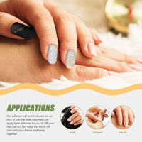 OULII 1 ตั้งค่า Strips Fresh Fresh Strips Strips Ashesive Nail สติ๊กเกอร์เล็บ er Strip Strip