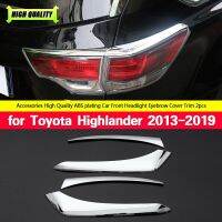 Car Rear Light Taillight Tail Frame Trims For Toyota Highlander 2013 2014 2015 2016 2017 2018 2019 Kluger XU50 Essories Auto