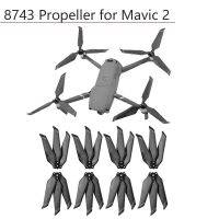 ☍ 2/4/8 ชิ้น Quick Release ใบพัดเสียงรบกวนต่ำ 8743 Drone Blades Props คาร์บอนไฟเบอร์ Paddle สำหรับ DJI Mavic 2 Pro Zoom อุปกรณ์เสริม