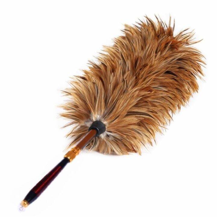 Feather duster extension rod real feather duster sale promotion family