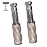 ：《》{“】= Tooyful 2 Pieces Iron Guitar Tremolo Bridge Studs Anchors Posts For Electric Guitar Bridge Replacement Parts Silver