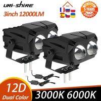 【CW】 UNI-SHINE 3 quot; Car Bar Driving Lamp 3000K 6000K for Offroad Boat Tractor Truck SUV Fog Lights 12V 24V Led