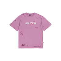 เสื้อ PISI DESTROYED (PS.) T-SHIRT OVERSIZED | สีม่วงอ่อน (Purple)