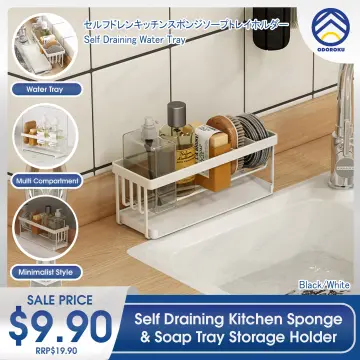 Stainless Steel 304 Kitchen Sponge Holder Kitchen Sink Organizer Caddy with  Towel Rack and Drain Tray - China Kitchen Accessories and Kitchen Storage  price