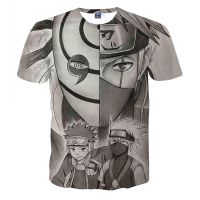 T SHIRT - Top 2023 Naruto new mens and womens 3D digital printing T-shirt hot selling fashion short sleeve  - TSHIRT