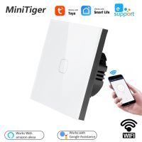 【DT】hot！ Tuya/Smart Life/ewelink 1/2/3 Gang 1 Way WiFi Wall for