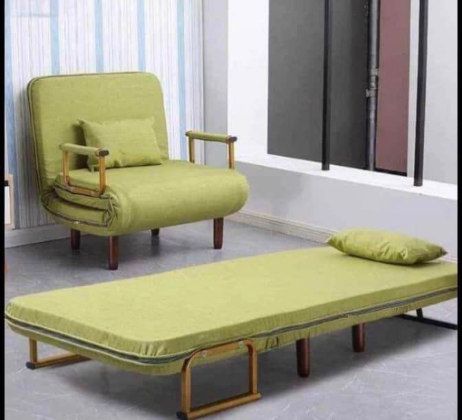 **SAME DAY DELIVERY*** Foldable Reclining Convertible Sleeper Wide Sofa