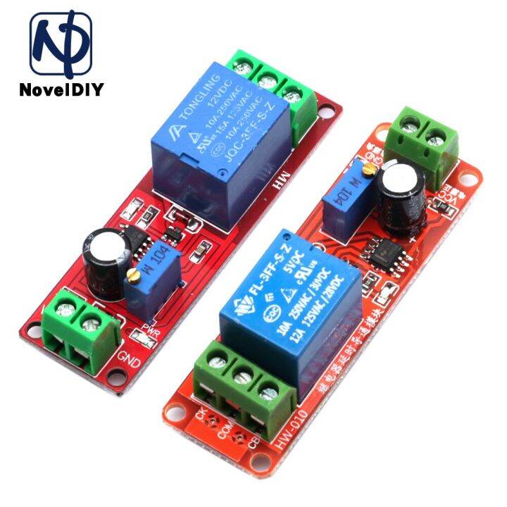 รีเลย์-dc-5v-12v-รีเลย์หน่วงเวลาเวลารีเลย์-ne555รีเลย์จับเวลารีเลย์รถปุ่มควบคุมเวลารอบการสร้างชีพจร