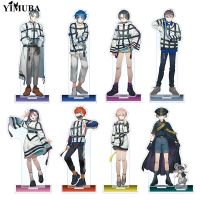 Manga MILGRAM Acrylic Stands Model Toys MILGЯAM Haruka Sakurai Fuuta Kajiyama Mu Kusunoki Amane Momose Mahiru Figures Desk Decor Picture Hangers Hooks