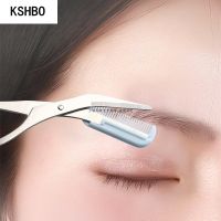 【cw】 1pcs Eyebrow Trimmer Scissor with Comb Facial Hair Removal Grooming Shaping Shaver Makeup Accessories Tools