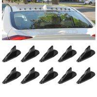 10ชิ้น Black Shark รถยนต์อเนกประสงค์ครีบกระจาย Vortex Generator สปอยเลอร์หลังคา