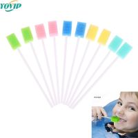 ⊕►☸ 10pcs Cleaning Mouth Swabs Foam Sputum Sponge Stick For Oral Medical Use Oral Care Disposable Oral Care Sponge Swab Tooth