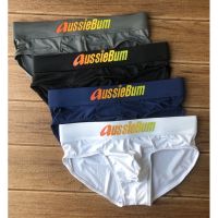 AA มาใหม่กางเกงในชาย AUSSIEBUM ทรงbrief ผ้าไนลอน Brief for men, men underwear ส่งฟรี