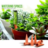 4 Pcs Plant Waterer Self Watering Terracotta Spikes Automatically for Vacation Indoor Outdoor Vacation Indoor Outdoor FPing Watering Systems  Garden H