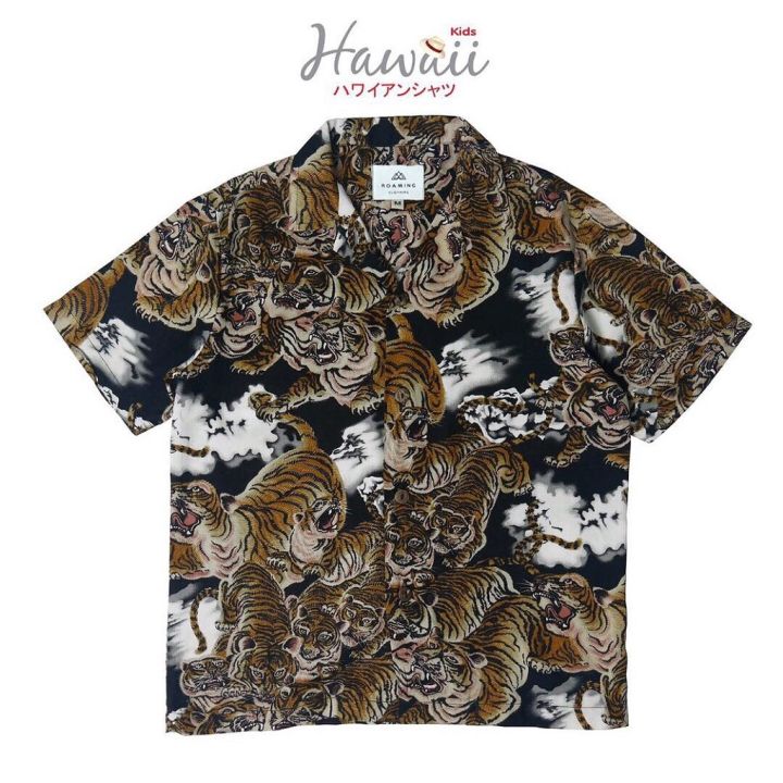 เสื้อฮาวาย-ใส่ได้ทุกเพศทุกวัย-เสื้อครอบครัว-เด็ก-amp-ผู้ใหญ่-hawaiian-aloha-shirts