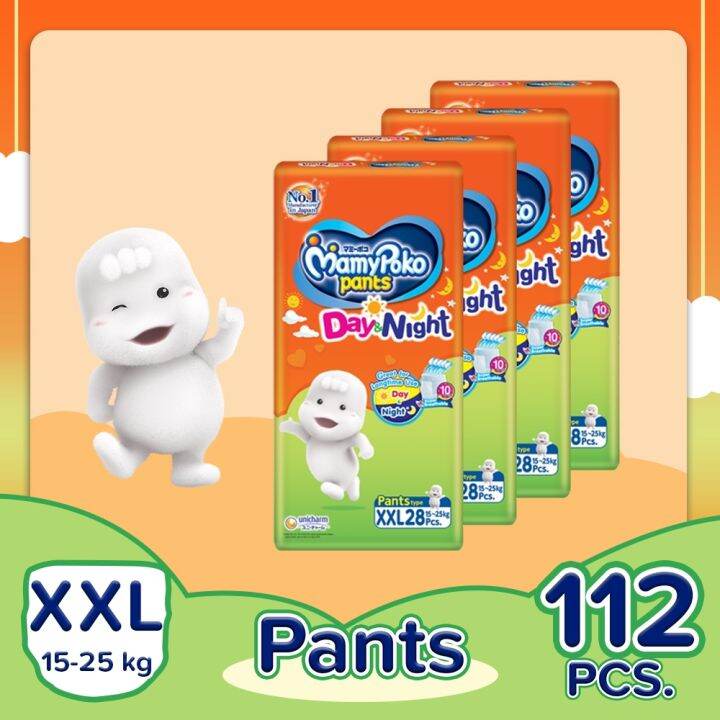 MamyPoko Day and Night Pants XXL 28s Pack Of 4 Lazada PH