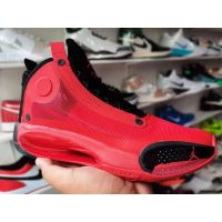 HOT Original✅ ΝΙΚΕ A J 34 Mid Mens Red Black Fashion Basketball Shoes [Free Shipping] {Limited Time Offer}