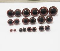 10pairs/lot  6mm-50mm round plastic safety brown toy eyes with washer for doll plush doll--size option