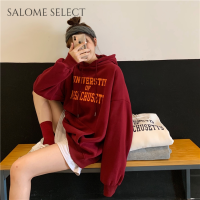 SALOME SELECT เสื้อฮู้ด เสื้อแขนยาวอบอุ่น หลวมและสบาย ๆ สไตล์ขี้เกียจย้อนยุคอเมริกัน 2023NEW 36Z230908