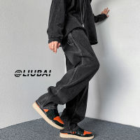 Trousers【S-3Xl】กางเกงฮิปฮอปทรงหลวมสไตล์เกาหลีสําหรับผู้ชาย
