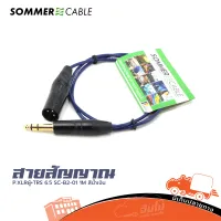 สายสัญญาณสำเร็จ Sommer P.XLRผู้+TRS 6.5 SC-B2-01(1M) BLU น้ำเงิน (ใบกำกับภาษีทักเเชทได้เลยค่ะ) ฮิปโป ออดิโอ Hippo Audio