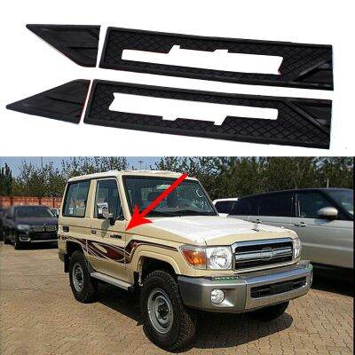 Car kit Side Mark Trims Body Fender For Toyota Land Cruiser LC70 LC76 LC78 LC79 LC71 FJ70 FJ76 Side Fender Trim Logo Frame Cover