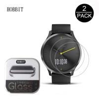 【✲High Quality✲】 getongwei 2แพ็คสำหรับ Garmin Vivomove Hr 0.3มม. 2.5d 9ชั่วโมงเคสโทรศัพท์แบบกระจกปกป้องหน้าจอกระจกเทมเปอร์ใสมากป้องกันรอยขีดข่วน