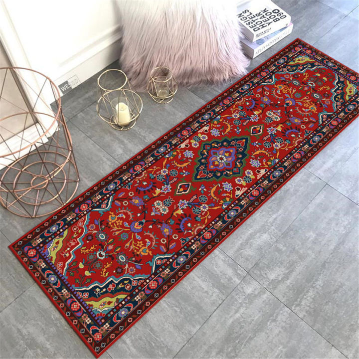 bohemia-rug-ethnic-style-kitchen-floor-mat-anti-slip-washable-persian-retro-print-bedside-mat-absorbent-bathroom-mat-long