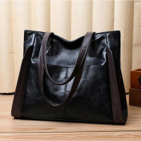 Soft Women Handbag Fashion PU Leather Bag Large Capacity Shopper Bags Female High Quality Tote Bags Casual Travel Shoulder Bag