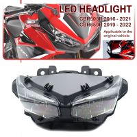 ส่วนประกอบไฟหน้ามอเตอร์ไซด์สำหรับ Honda CBR650R 2022 CBR 650R 2019-2021 500R CBR500R 2016-2021ไฟหน้ารถมอเตอร์ไซค์แบบ LED-เครื่องประดับโคมไฟ