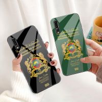 Morocco Flag Coat Of Arms Passport Phone Case Tempered Glass For Huawei P30 P20 P10 lite honor 7A 8X 9 10 mate 20 Pro