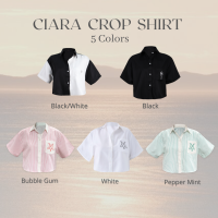 Merge Official - Ciara Crop Shirt 5 Colors (พร้อมส่ง)