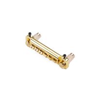 6 String Guitar Saddle Bridge Tailpiece Bridge พร้อมสกรูสีดำสำหรับ LP Electric Guitar Replacements Parts