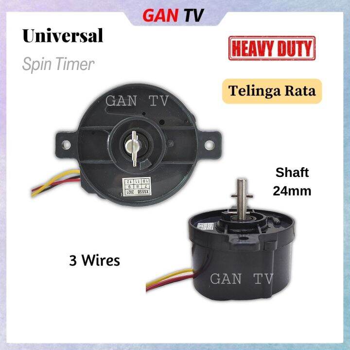 Heavy Duty Universal Semi Auto Washing Machine Spin Timer Switch 75mm