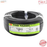 สายไฟ YAZAKI รุ่น 60227 IEC2THW(f)1x1.5 Sq.mm. ขนาด 100 ม. สีดำ   &amp;lt; &amp;lt; &amp;lt; &amp;lt; โปรโมชั่นสุดคุ้ม &amp;gt; &amp;gt; &amp;gt; &amp;gt;