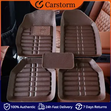 5 pcs/ set universal car auto floor mats floor liner pu leather