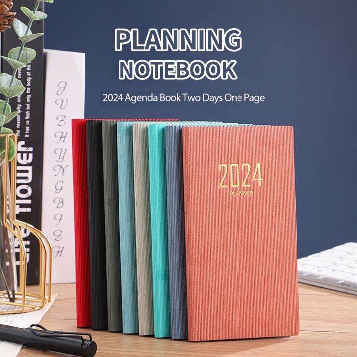 ♂ Octave 2024 A6 Notebook 365 Days Portable Pocket Notepad Daily Weekly ...