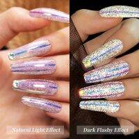 BORN PRETTY 6ml 1 Bottle Broken Drill Reflective Glitter Gel DIY Nail Art Varnish