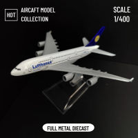 มาตราส่วน1:400โลหะจำลองเครื่องบิน, Lufthansa A380โมเดลการบินขนาดเล็ก, ประดับห้องเด็กของขวัญคริสต์มาสของเล่นสำหรับเด็กผู้ชาย