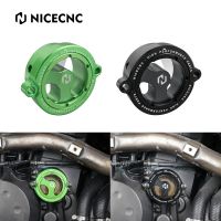 หมวกฝาครอบตัวกรองน้ำมันรถจักรยานยนต์กัด CNC สำหรับ Kawasaki KLR650 KLR 650 1987-2022 2021 2020 2019 2018 2017 2016 2015 2014 2013 2011 2012