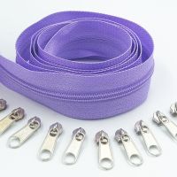 3 # 1 Meters Long Nylon Coil Zipper with 2 Zipper Pullers for DIY Sewing Clothing Accessories 20 Colors Sewing Machine Parts  Accessories