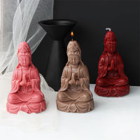 Sugar Mold Aroma New Plaster Flip Bodhisattva Meditation Goddess Candle Mold