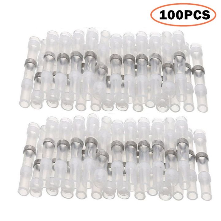 100pcs-heat-shrink-soldering-sleeve-terminal-insulated-waterproof-butt-connectors-seal-electrical-wire-soldered-terminals-white-electrical-circuitry-p