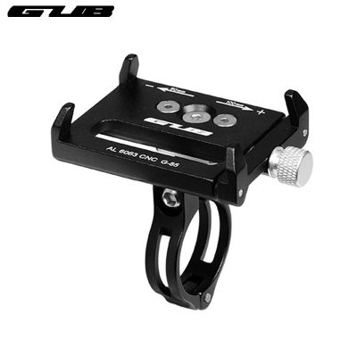 GUB G-85โทรศัพท์คลาสสิก Mount สำหรับ3.5-6.2นิ้วสมาร์ทโฟน Anodized Alloy Bracket ผู้ถือ GPS จักรยาน Handlebar ชุดหูฟัง Rack