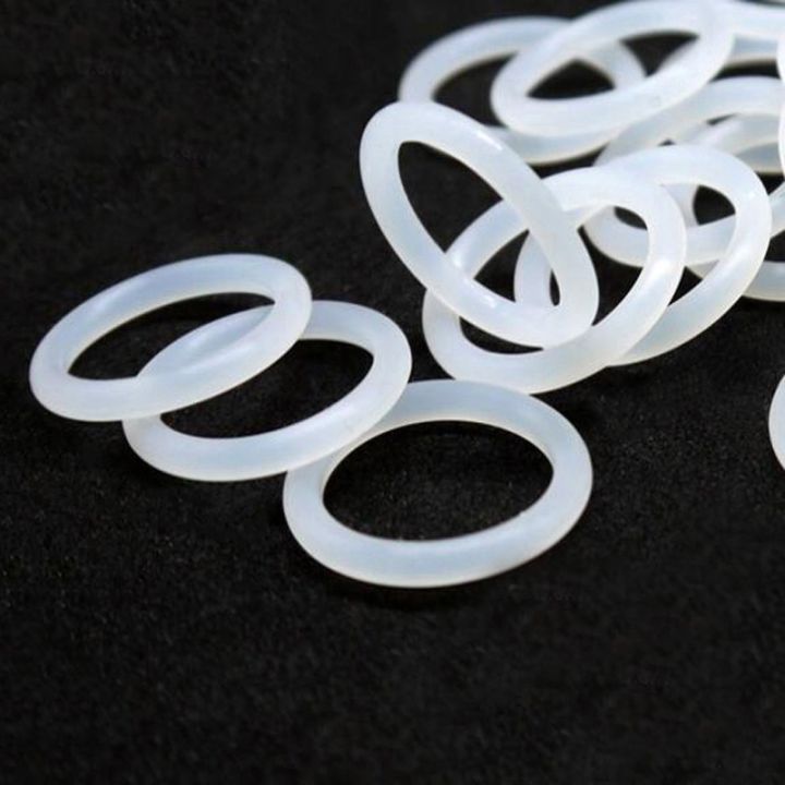 10pcs-thickness-2-2-4-3-4mm-white-rubber-seal-ring-od-5-80mm-heat-resistant-food-grade-silicone-o-ring